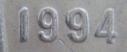 10 Cents 1994- Double 1 et 2ème 9 de la date-Coin détérioré-2.JPG