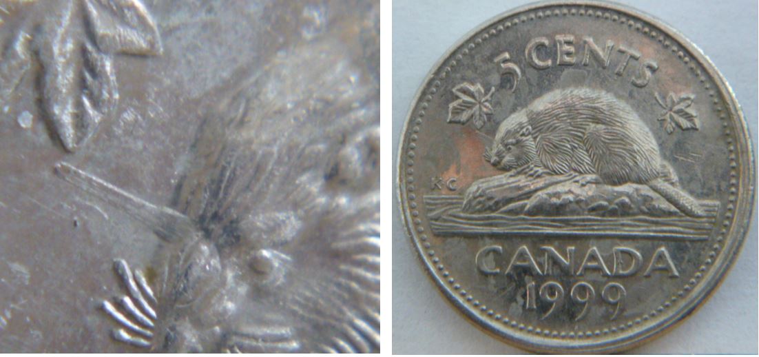 5 Cents 1999-Avec une corne-1.JPG