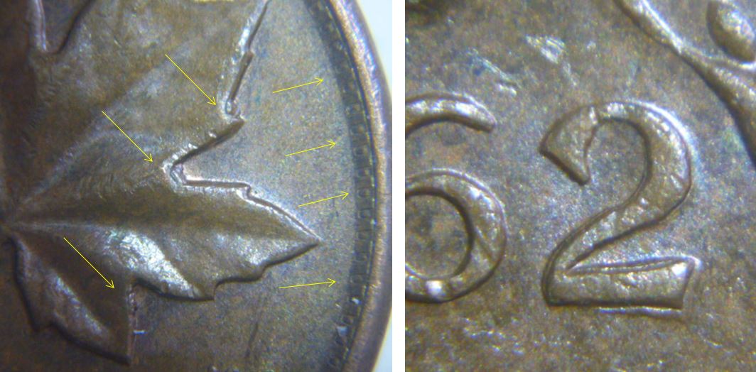 1 Cent 1962-Double 2 plus accumulation-1.JPG