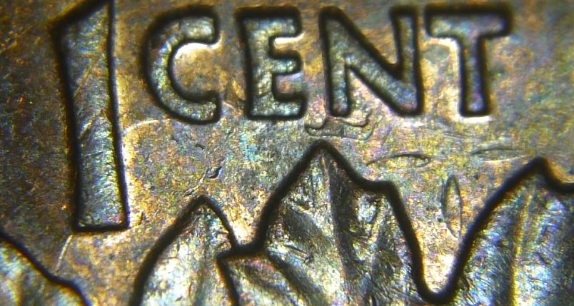 1 Cent 1995-Coin entrechoqué revers et avers-1.JPG