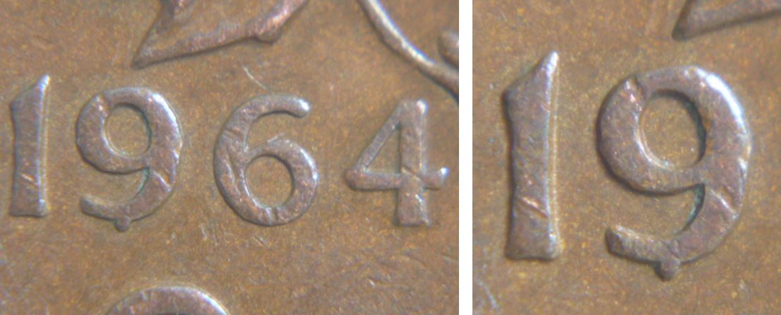 1 Cent 1964-Éclat de coin sous 9 -1.JPG