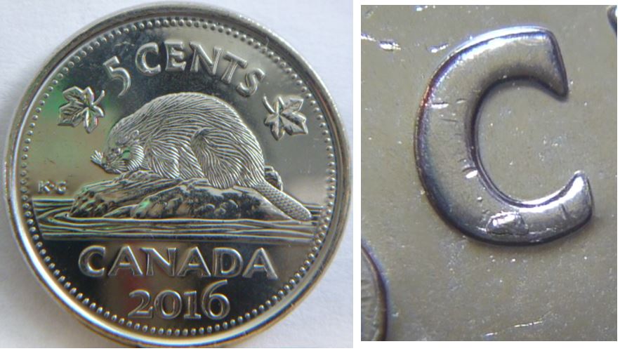 5 Cents 2016- Éclat sur le C et accumulation sur la datte-1.JPG