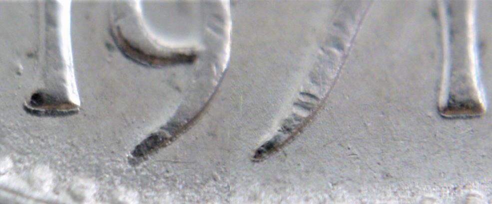 5 Cents 1971-Double K. de G.g- le C de Canada et la date-Coin détériobé-3.JPG