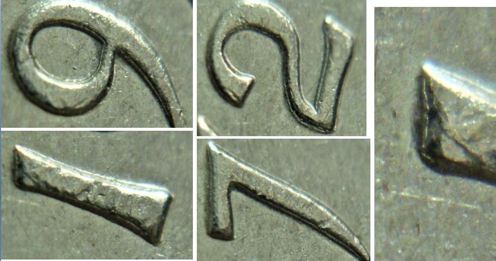 5 Cents 1972-Double revers-Coin entrechoqué-Tête du castor-5.JPG