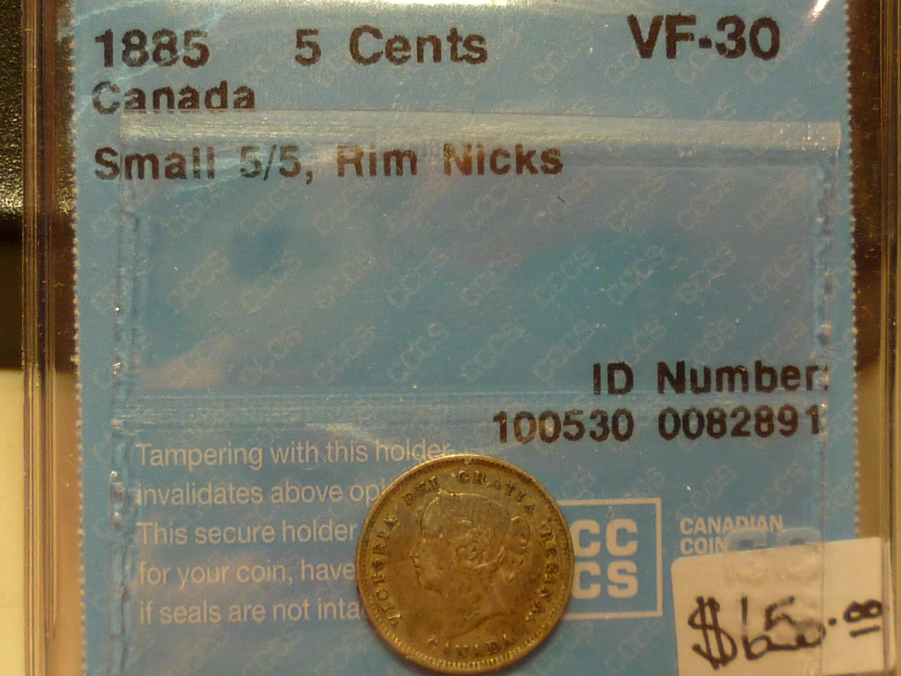 5c 1885 5-5 VF-30 R.nicks Cccs #82891.jpg