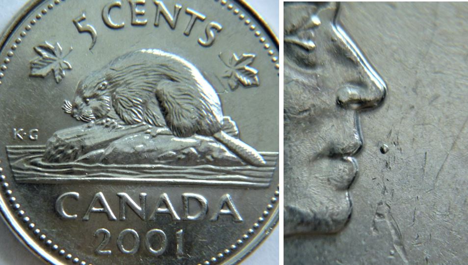 5 Cents 2001-(6) Point devant la bouche de effigie,1.JPG