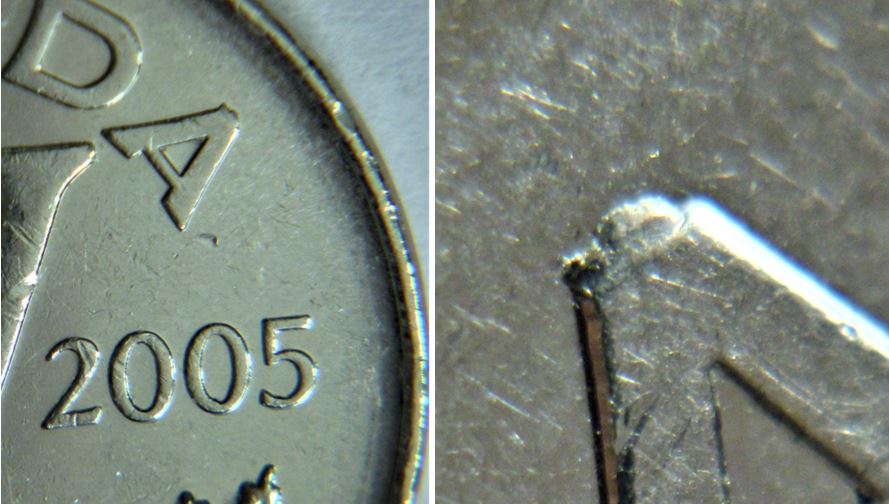 5 Cents 2005P victoria-Éclat coin sur dernier A.JPG