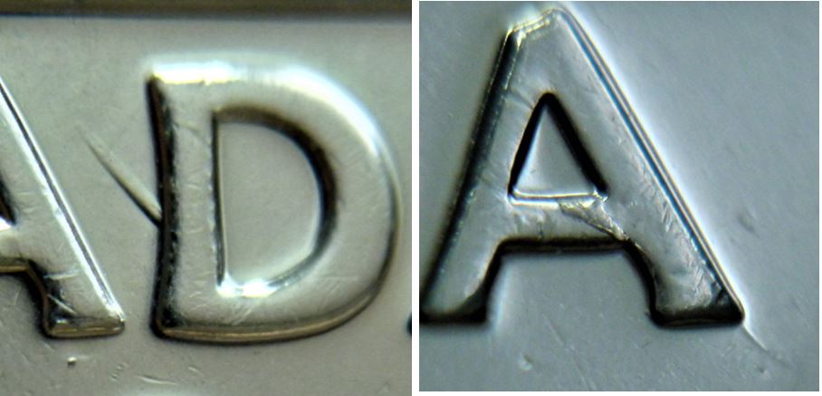 5 Cents 2019-Dommage du coin apprès le D et éclat coin sur le dernier A+fendillé-3.JPG