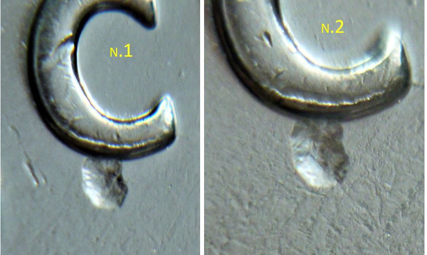 5 Cents 2019-Frappe a travers   sous le C de Cents-3.JPG