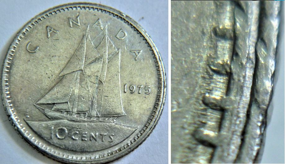 10 Cents 1975-Double 5+Accumulation dans les denticule-2.JPG
