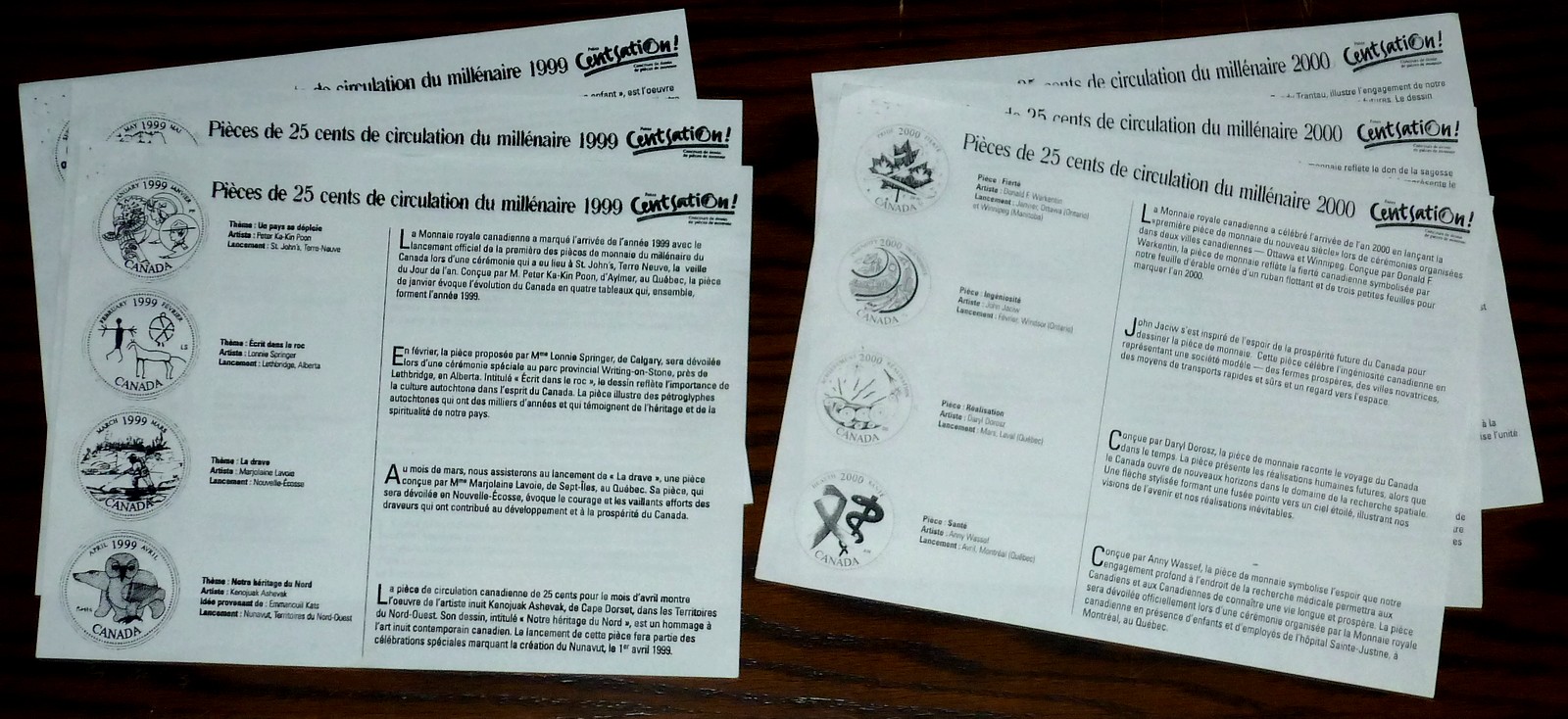 À Vendre - Livres Numismatiques 6 - Faites Centsation - 25 cents du millénaire 1999 & 2000.jpg