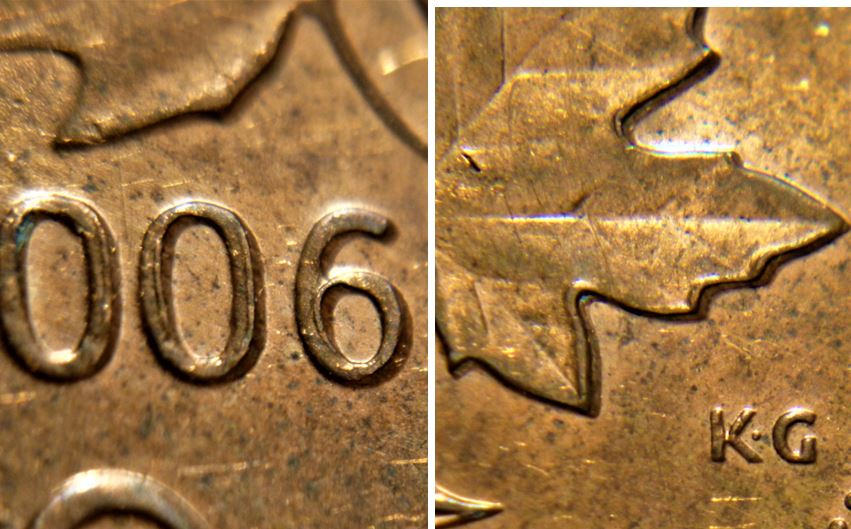1 Cent 2006-Doublage d'éjection coté revers-2.JPG