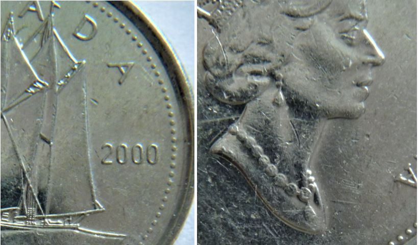 10 Cents 2000-Dommage du coin devant l'effigie-1.JPG