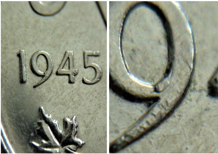 5 Cents 2005 V-Éclat coin sur 9 de 1945-1.JPG