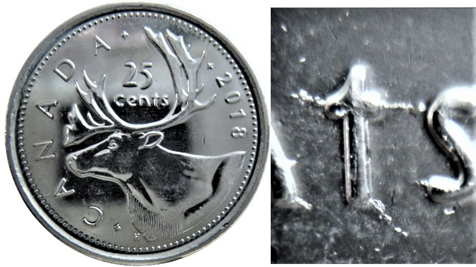 25 Cents 2018-Coin fendillé sur T de cenTs-1.JPG