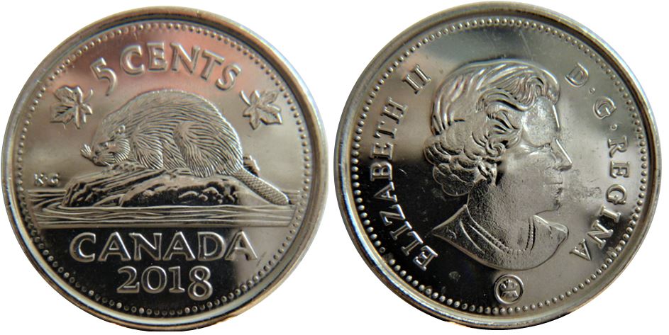 5 Cents 2018-Frappe a travers coté Avers-1.JPG
