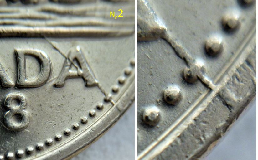 5 Cents 1998-Coin fendillé a travers A de canadA-,2.JPG