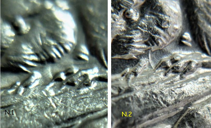 5 Cents 1977-Coin entrechoqué sous menton du castor-4.JPG
