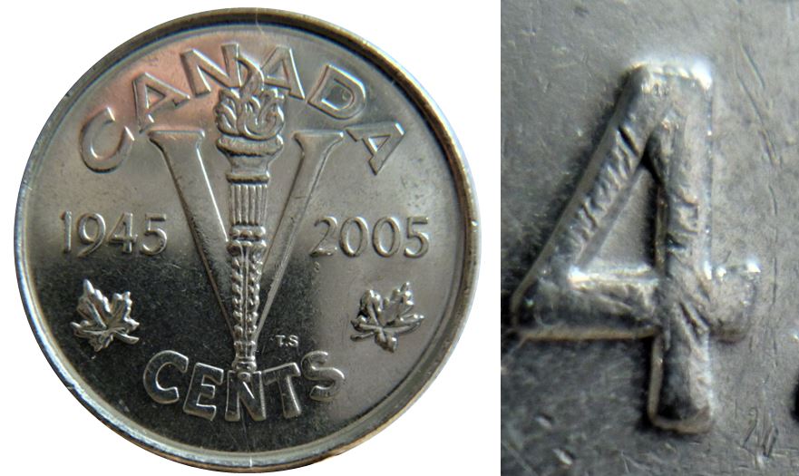 5 Cents 2005V-Éclat coin dans le 4-1.JPG
