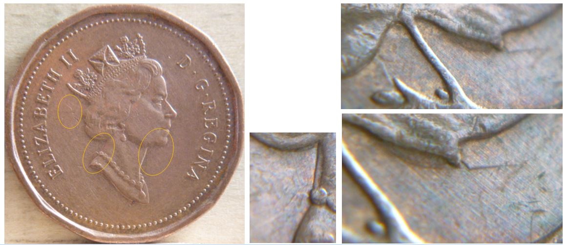 1 Cent 1991 - Entrechoqué revers & Avers -2.JPG