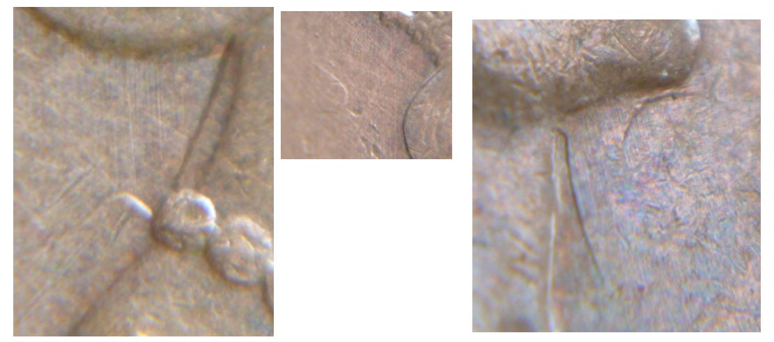 1 Cent 1991 - Entrechoqué revers & Avers -3.JPG