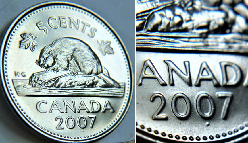 5 Cents 2007-Point sous le deuxième 0-3.JPG