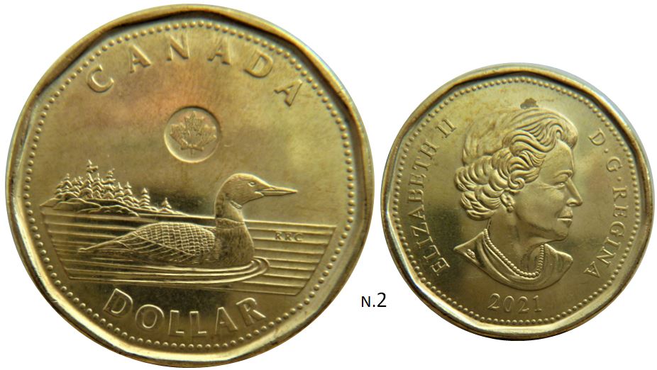 1 Dollar 2021-Éclat coin au sessus D de Dollar-4.JPG