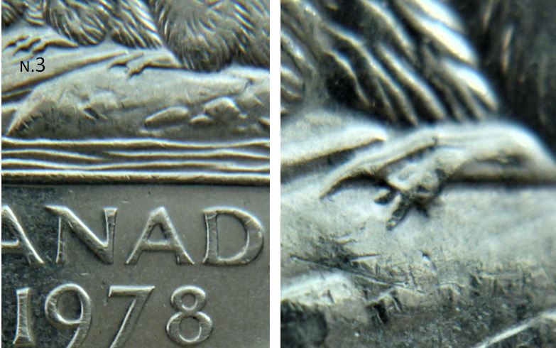5 Cents 1978-Griffe extra-Éclat du coin patte arrière-2.JPG