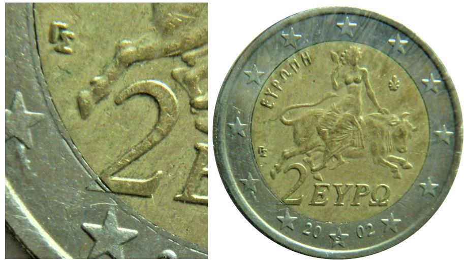 2  Euros Grecque 2002 (S)-Disque interne décentré -2.JPG