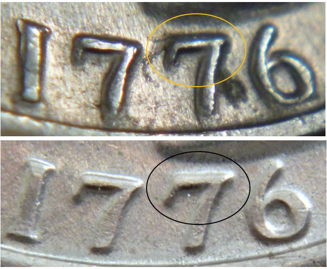 25 Cents USA-1776-1976 - Du Bicentenaire-Double date 1776-1976-6.JPG