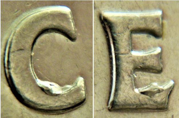 5 Cents 2018-Éclat coin dans CE de CEnts-No.1..JPG