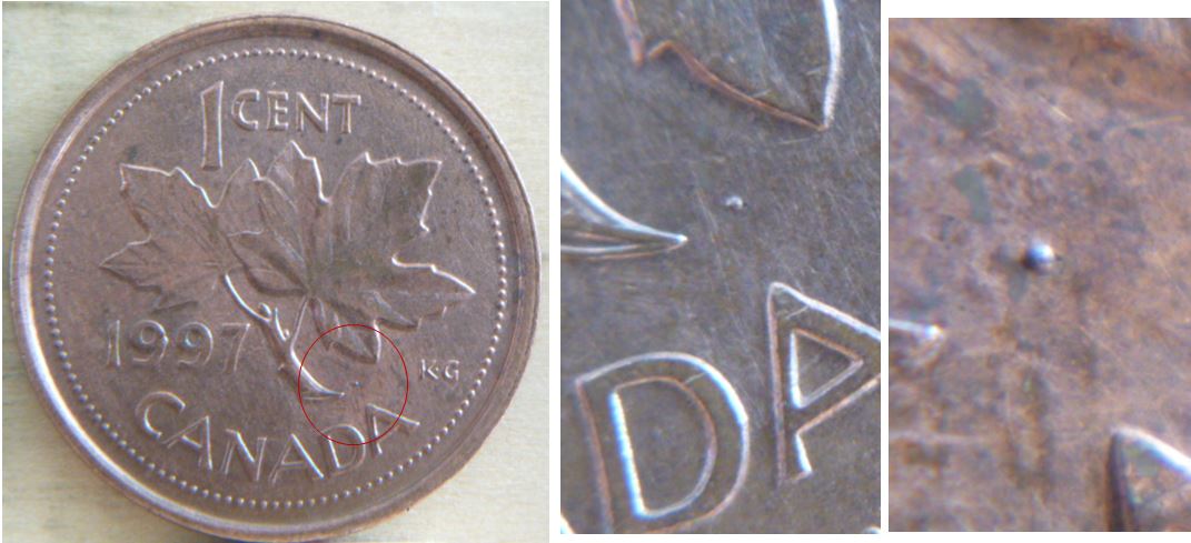 1 Cent 1997-Point sous feuille droite.JPG