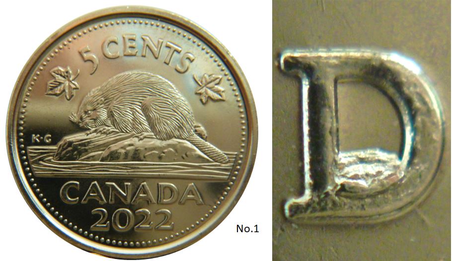 5 Cents 2022-Éclat coin dans D de D.g-No.1,.JPG