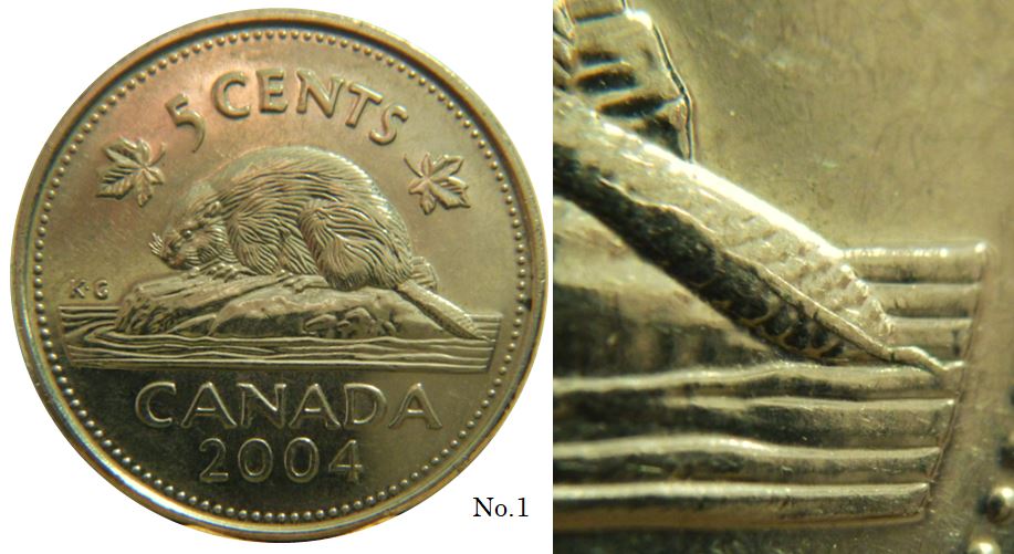 5 Cents 2004p-Coin fendillé queue du castor-No.1,.JPG