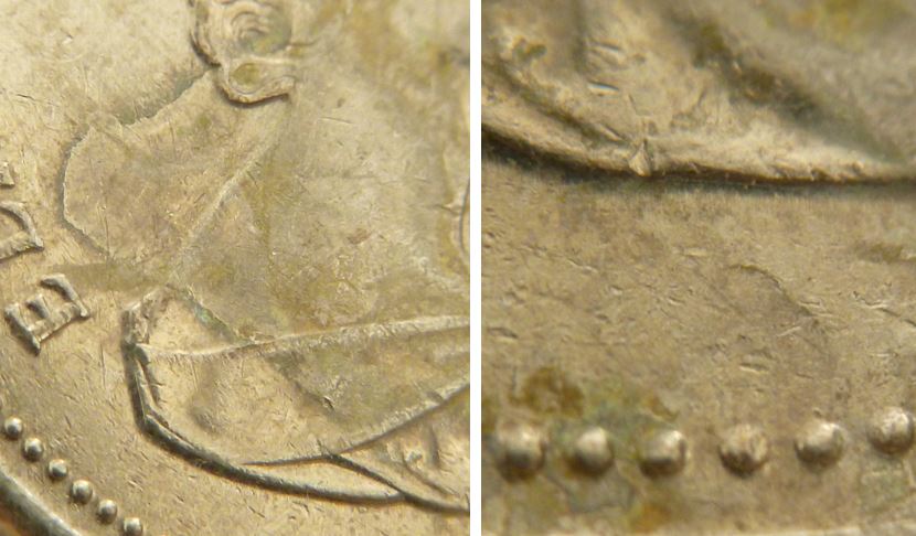 5 Cents 1989-Défaut de placage coté Avers-2.JPG