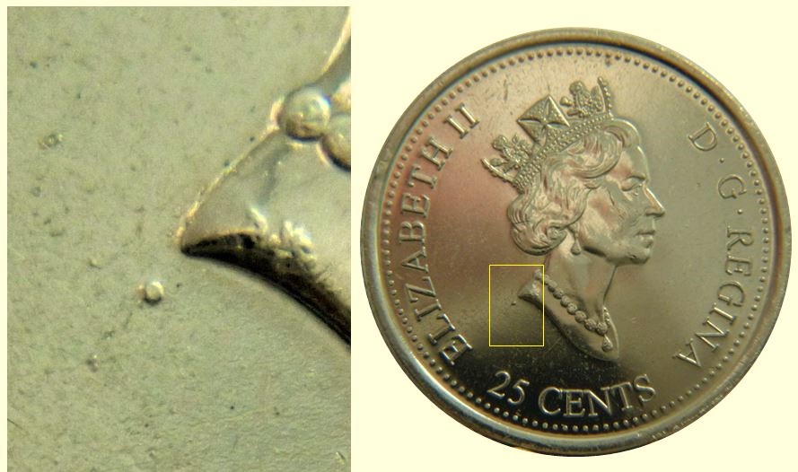 25 Cents 1999 Septembre-Point à la basse  de effigie-2.JPG