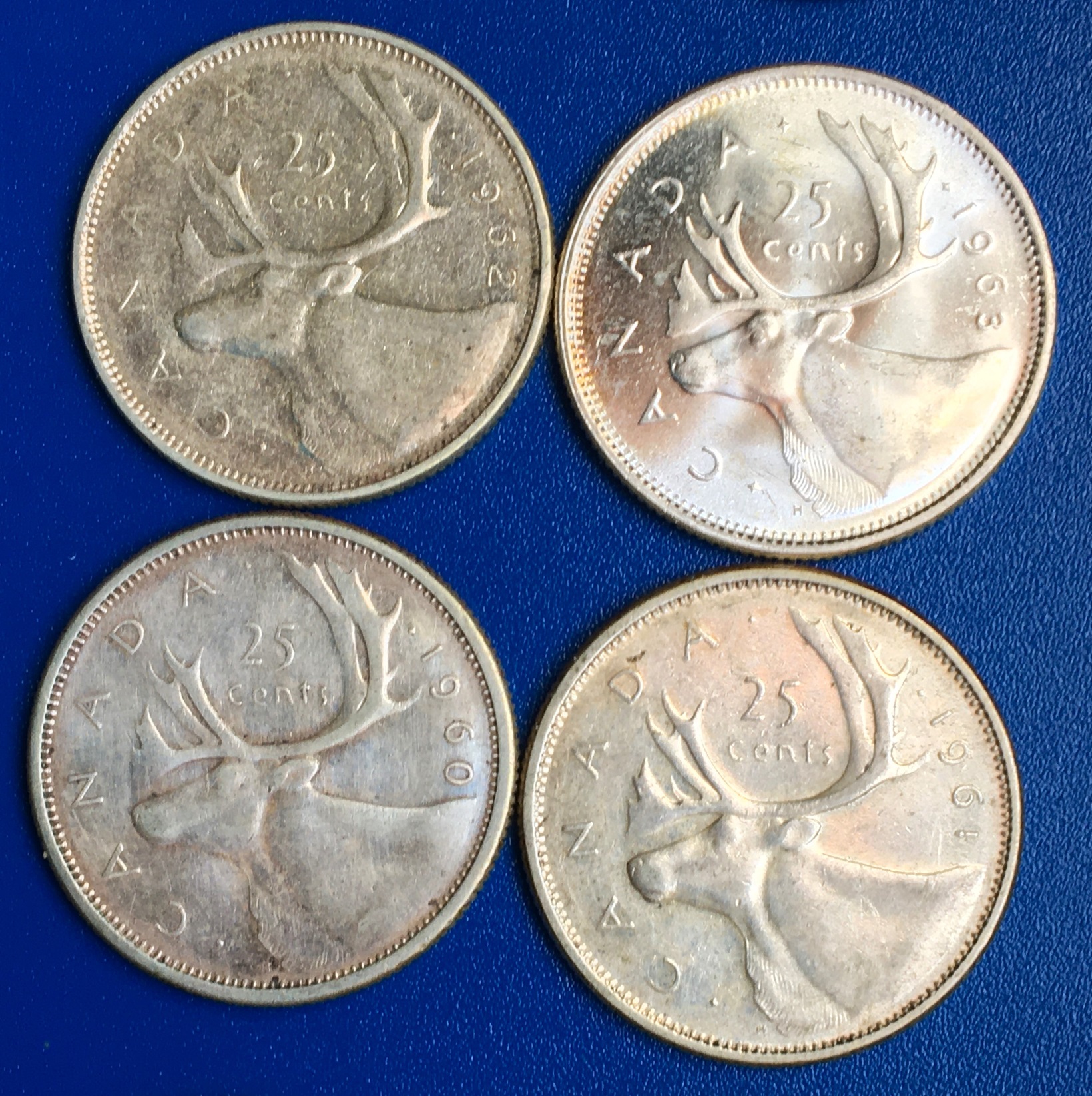 25 cents 1963 à 1960.JPG