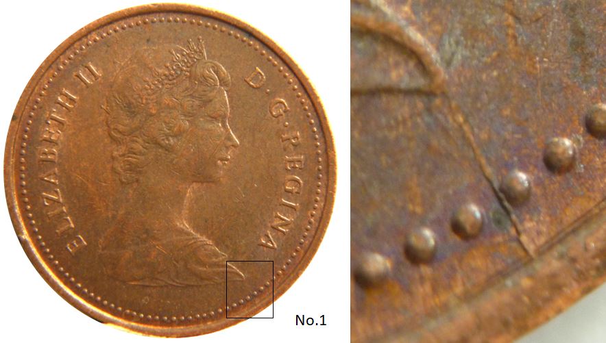 1 Cent 1981-Coin fendillé a la base de effigie-No.1.JPG