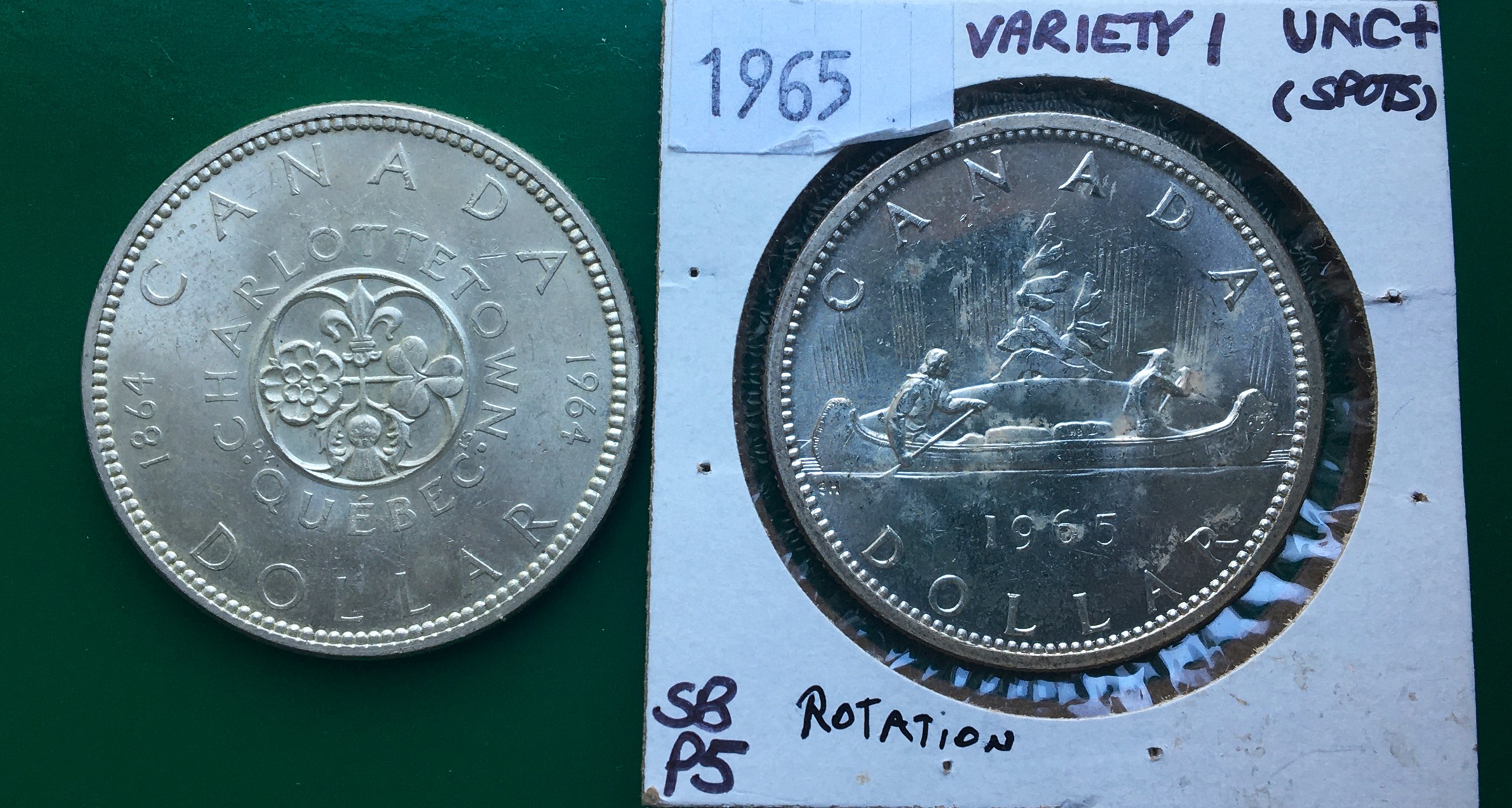Dollars 1964 et 1965.JPG