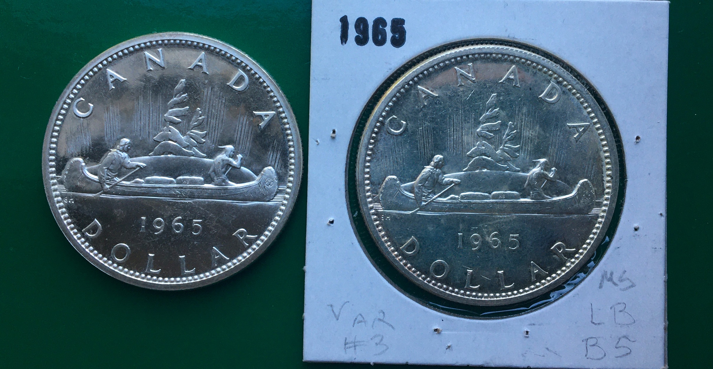 Dollars 1965 et 1965.JPG