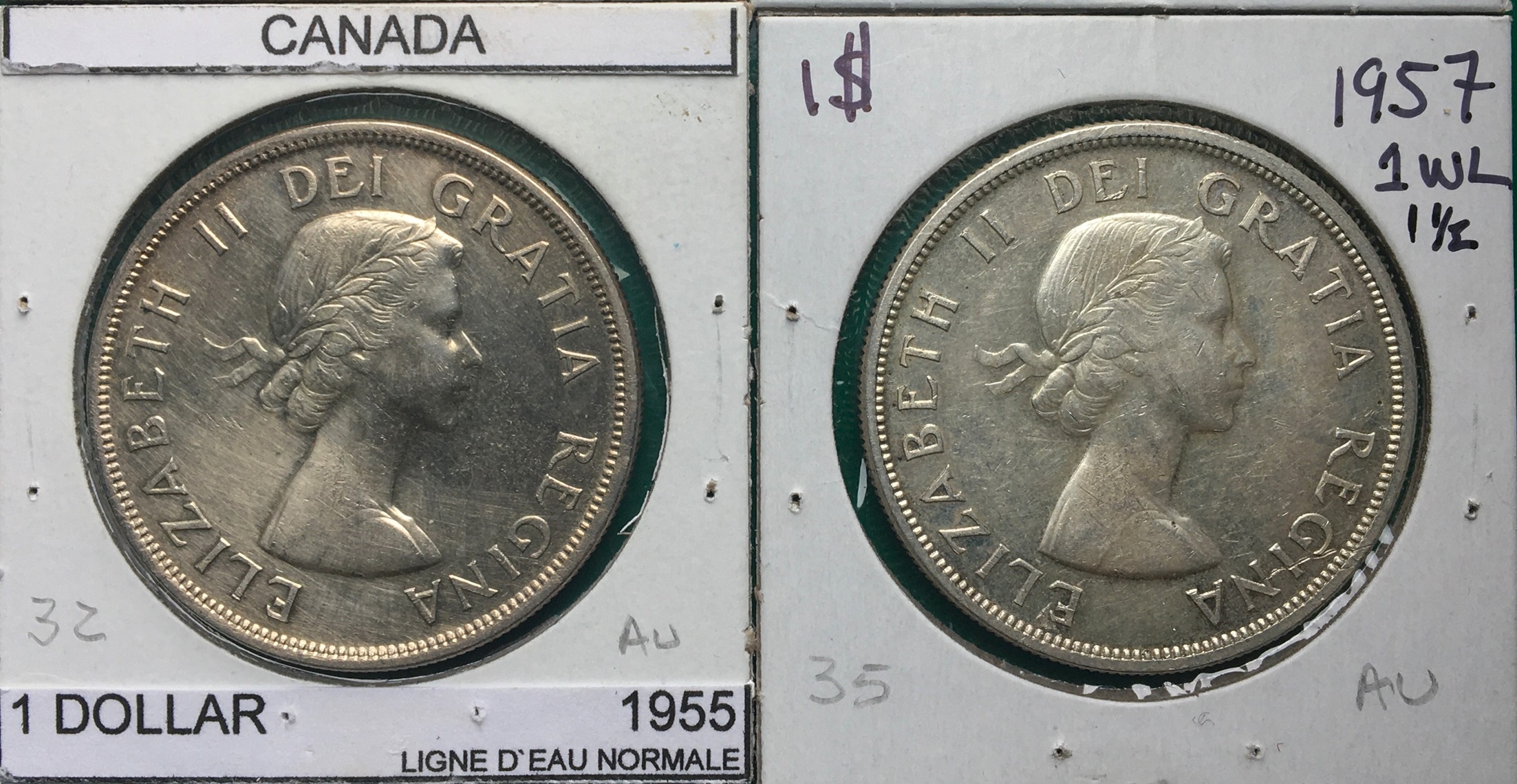 1 dollar 1955 et 1957 avers.JPG
