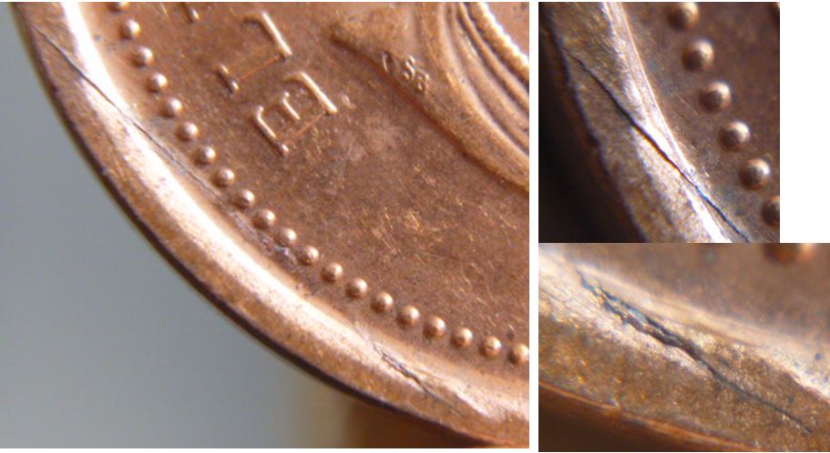 1 Cent 2006-Coin cassé et retenu avers-3.JPG