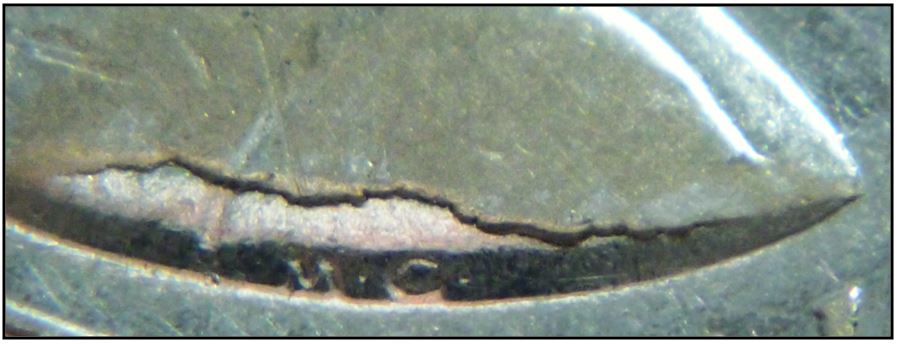 5 Cents 1954 sf-Coin fendillé à la base de effigie-3.JPG