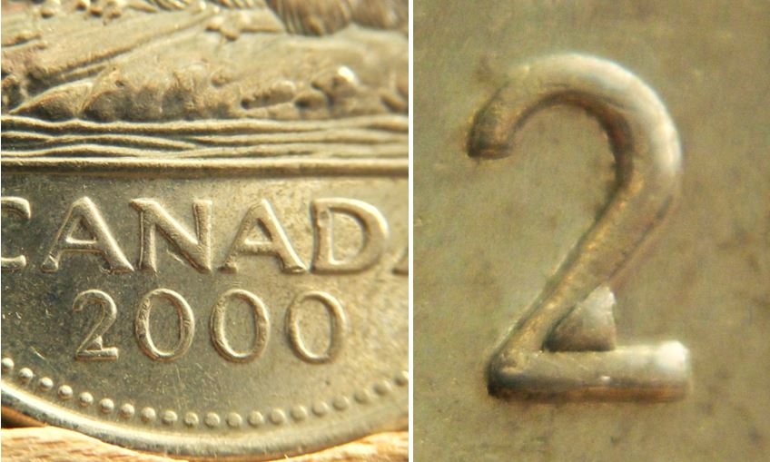 5 Cents 2000-Éclat coin dans le 2-1.JPG