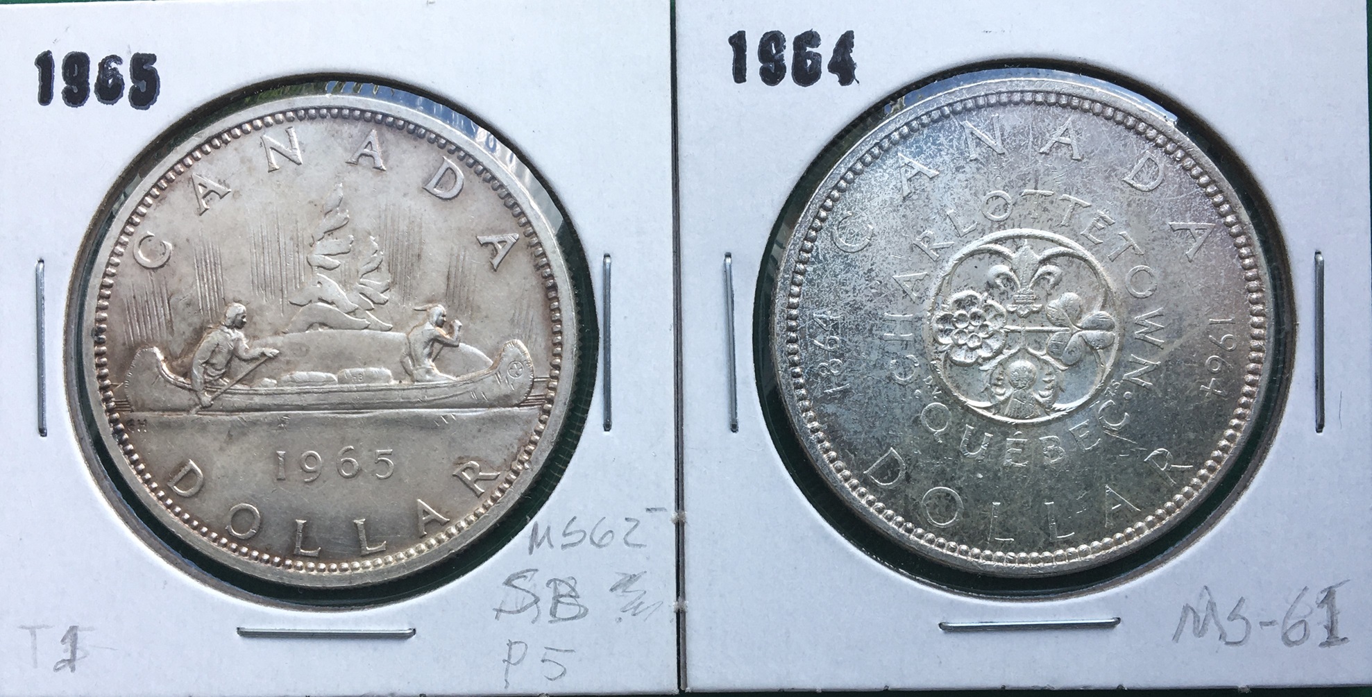 1 dollar 1964 et 1965.JPG