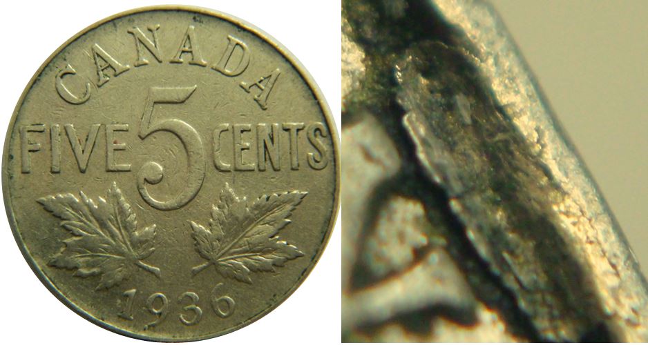 5 Cents 1936-Bavure au dessous du N de iNd-2.JPG