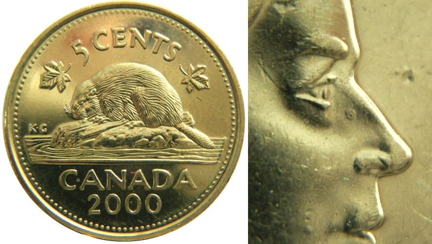 5 Cents 2000p-Point sur nez de effigie-1.JPG