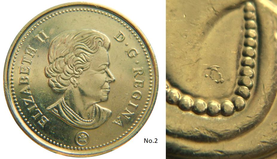 5 Cents 2014-Éclat du coin dans le cou-No.2.JPG