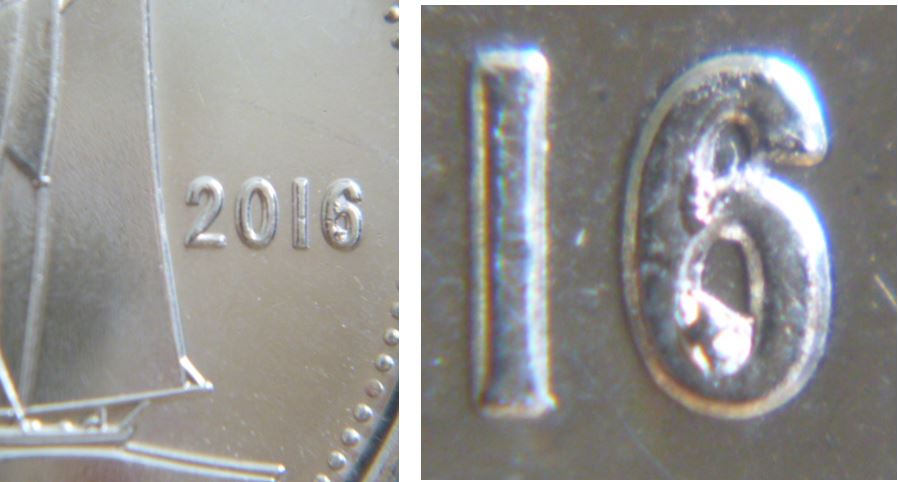 10 Cents 2016-Éclat de coin dans le 2 de 2016-2.JPG