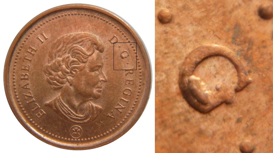 1 Cent 2008-Éclat coin dans G de d.G-No.1.JPG